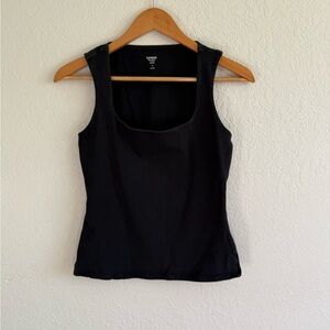 Express Black Square Neck Tank Top